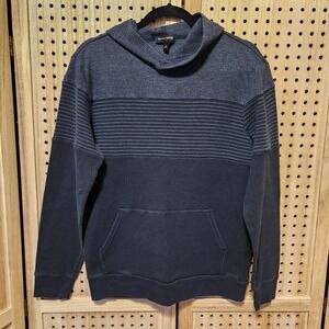 Banana Republic Men's Hooded Long Sleeve M Blue‎